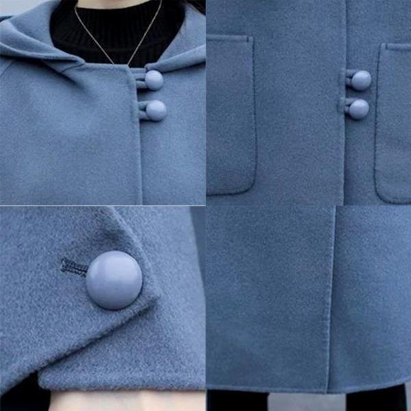 ダッフルコート レディース フード付きウールコート 春 秋 安い 30代