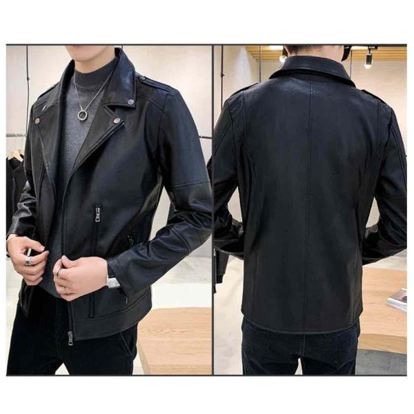 ライダースジャケット メンズ ダブルライダースジャケット 40代