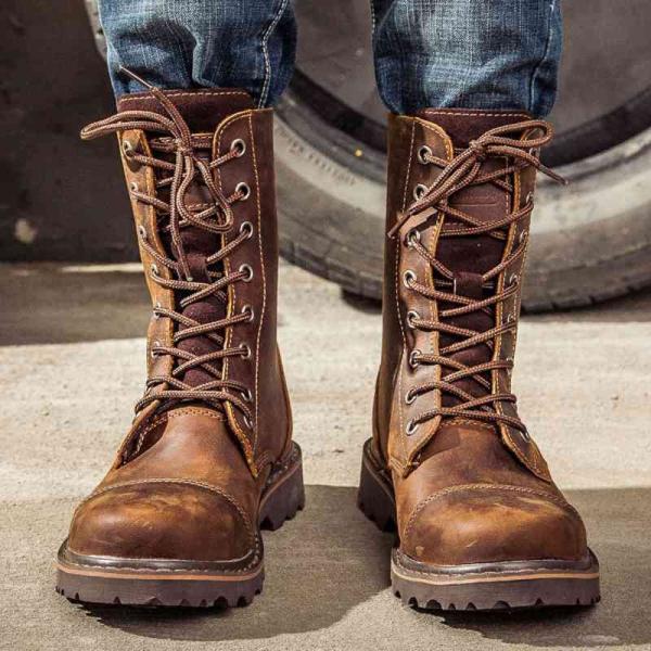 新品未使用　牛革　ブーツ NESERV デザインブーツ 新品 本革 牛革 エンジニアブーツ メンズ