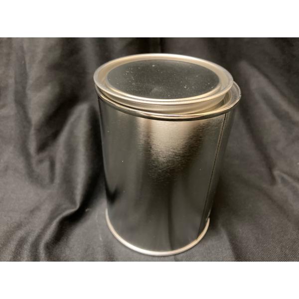 ブリキ　丸空缶　0.5L Wフタ　16缶　1セット
