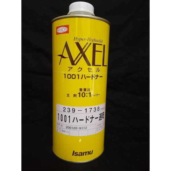 イサム　アクセル１００１ハードナー速乾タイプ イサム塗料 1001アクセルハードナー速乾 0.9L : 見延商店ヤフー店
