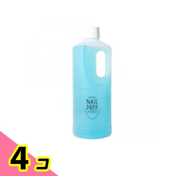 PREGEL(プリジェル) ネイルプレップ 除光液 1000mL 4個セット