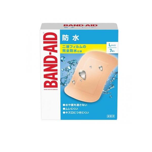 BAND-AID バンドエイド 防水 Lサイズ 7枚入 (1個)