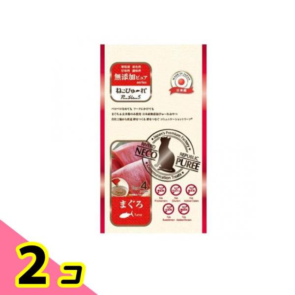 ねこぴゅーれ 無添加ピュア PureValue5 まぐろ  13g× 4本入 2個セット