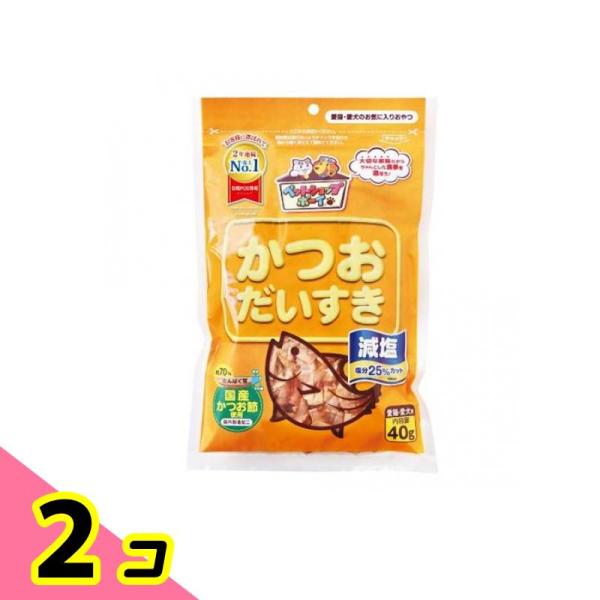 マルトモ ペットショップボーイ 減塩かつおだいすき 40g 2個セット