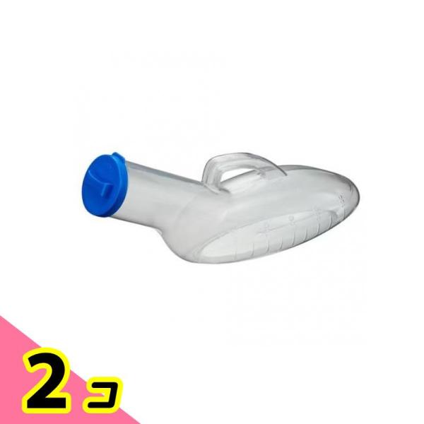 西部 OSG透明尿器(尿瓶) 男性用 900cc 2個セット