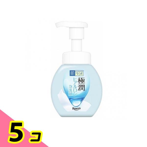 肌ラボ 極潤 ヒアルロン泡洗顔 ポンプ本体 160mL 5個セット : みんなの