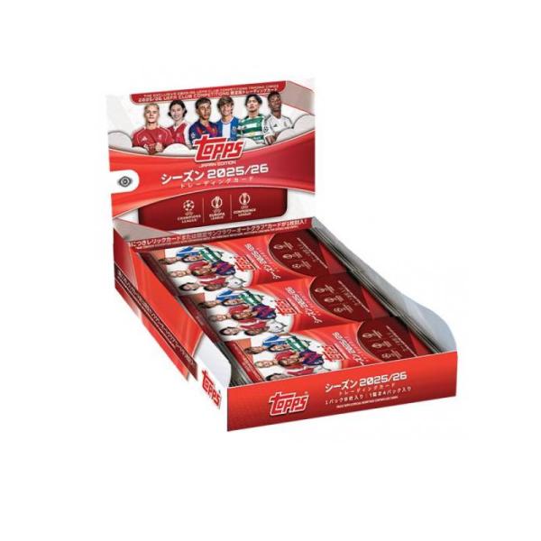 【3980円以上で注文可能】2026 Topps トップス UEFAジャパンエディション サッカーカード 24パック入BOX