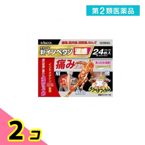 第２類医薬品 新インペタン温感 24枚 2個セット