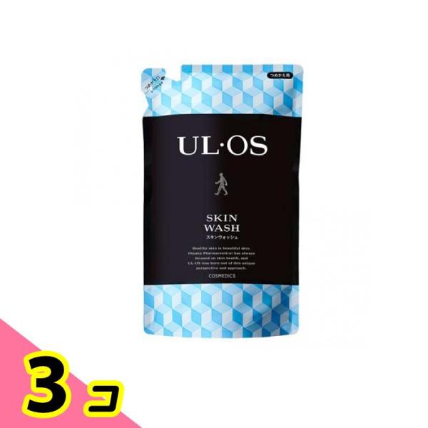 ●大塚製薬 UL・OS（ウルオス）薬用スキンウォッシュ●加齢に伴い気になる男性の肌悩みを防ぐ、有効成分にこだわったボディソープ。●歳を重ねるほどに気になる肌のニオイやベタつき…そんな男性の肌悩みを解決し、根本から健やかな肌に導くために、成分...
