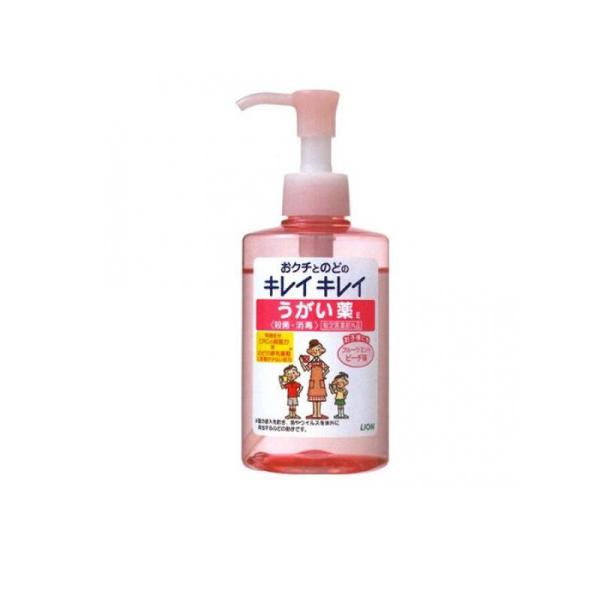 他サイト： 2980円以上で注文可能  キレイキレイ うがい薬 フルーツミント ピーチ味 200mL (1個)の商品画像