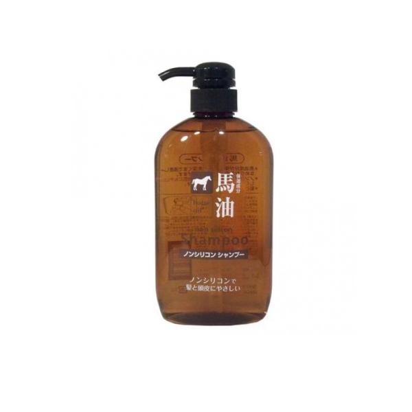 他サイト： 2980円以上で注文可能  熊野油脂 馬油シャンプー 600mL (1個)の商品画像