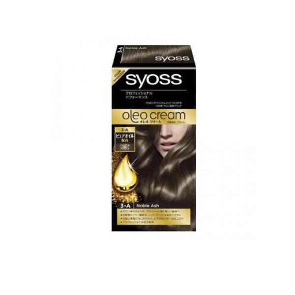 他サイト： 2980円以上で注文可能  syoss(サイオス) オレオクリーム ヘアカラー 3-A ノーブルアッシュ 1組入 (1個)の商品画像