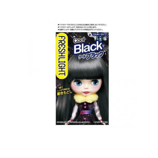 他サイト： 2980円以上で注文可能  フレッシュライト 髪色もどし クールブラック [1剤60g+2剤60mL] 1個 (1個)の商品画像