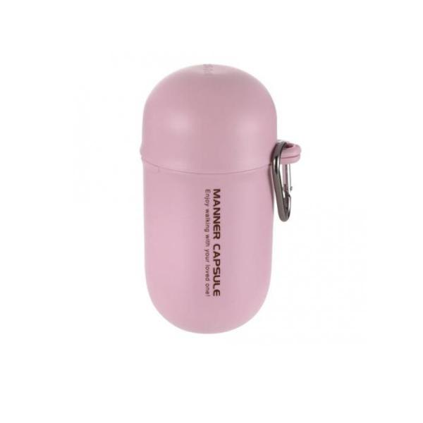 他サイト： 2980円以上で注文可能  リッチェル おでかけマナーカプセル 超小型犬・小型犬用 400mL (ライトピンク) (1個)の商品画像