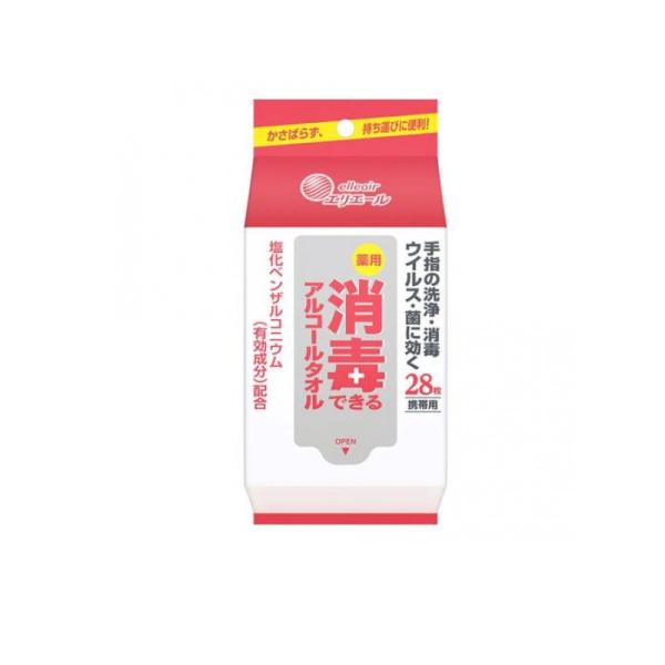●elleair（エリエール）薬用消毒できるアルコールタオル●殺菌成分で手指全体に付いたバイ菌をしっかり洗浄・消毒します。●ふき応えを実感できるふんわり厚手シートを採用。●たっぷりの水分量で手指全体をしっかり消毒します。●指定医薬部外品●寸...