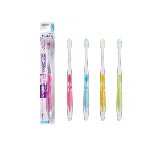2980円以上で注文可能  エビス メディフィット山型ハブラシ かため 1本入 (B-154) (1個)
