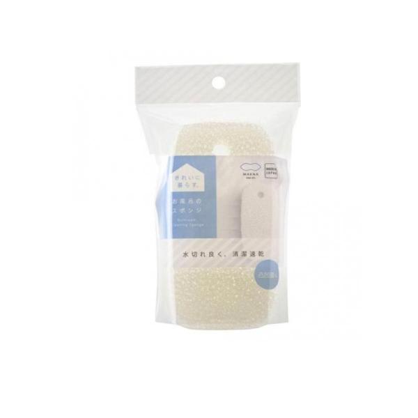 他サイト： 2980円以上で注文可能  マーナ お風呂のスポンジ ホワイト W603 1個入 (1個)の商品画像