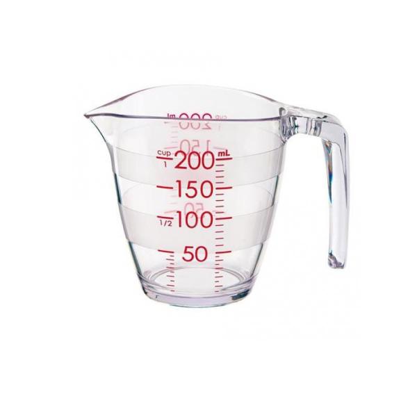 他サイト： 2980円以上で注文可能  マーナ 目盛りが見やすい計量カップ K649CL クリア 200mL (1個)の商品画像