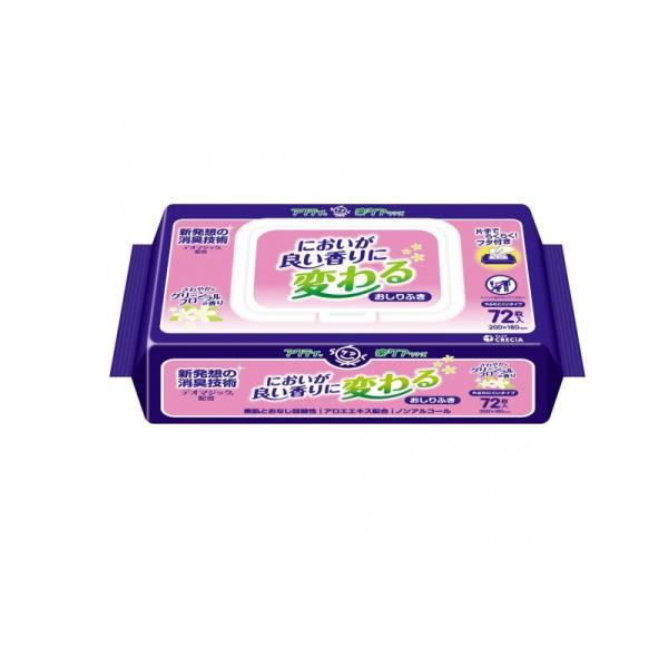 2980円以上で注文可能  アクティ においが良い香りに変わるおしりふき 72枚入 (1個)