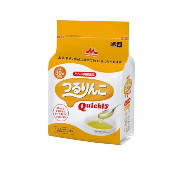 他サイト： 2980円以上で注文可能  クリニコ つるりんこQuickly(クイックリー) スティック とろみ剤 3g× 30本入 (1個)の商品画像