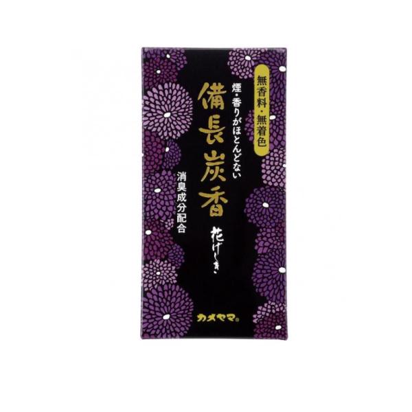 他サイト： 2980円以上で注文可能  カメヤマ 線香 花げしき 備長炭 120g (1個)の商品画像