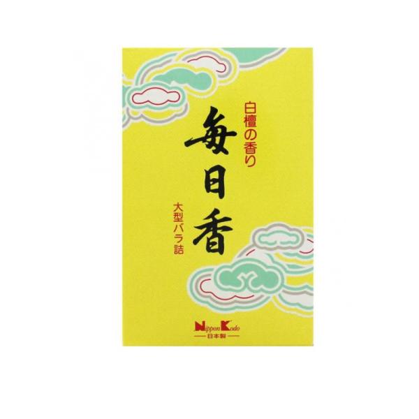 他サイト： 2980円以上で注文可能  日本香堂 毎日香 大型バラ詰 240g (1個)の商品画像