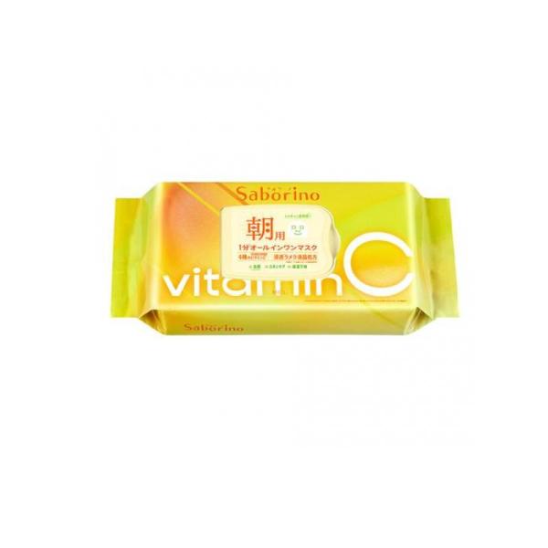 他サイト： 2980円以上で注文可能  サボリーノ 朝用マスク 目ざまシート ビタットC 30枚入 (1個)の商品画像