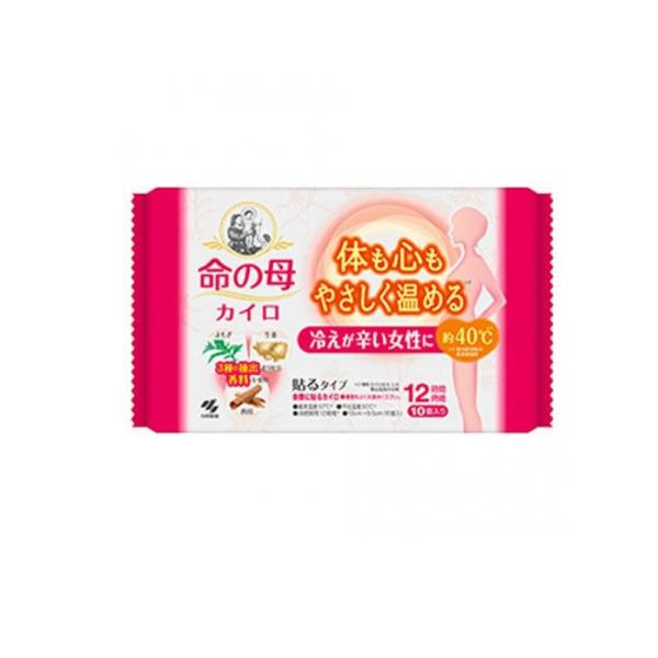 他サイト： 2980円以上で注文可能  命の母カイロ 貼るタイプ 12時間持続 10個入 (1個)の商品画像