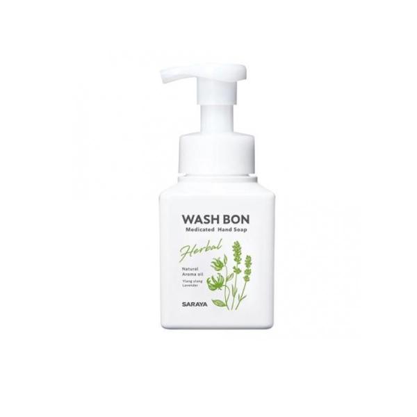 ●サラヤ ウォッシュボン ハーバル薬用泡ハンドソープ（SARAYA WASH BON Herbal Medical Hand Soap）●天然ハーブが香る、クリーミーな”泡状せっけん”が手肌のすみずみまで殺菌・消毒。●手を洗うことで殺菌・消...