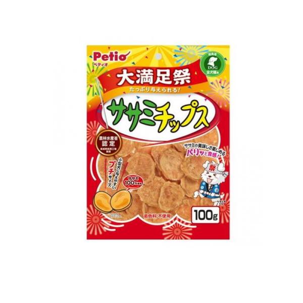 他サイト： 2980円以上で注文可能  ペティオ  ササミチップス 大満足祭 100g (1個)の商品画像