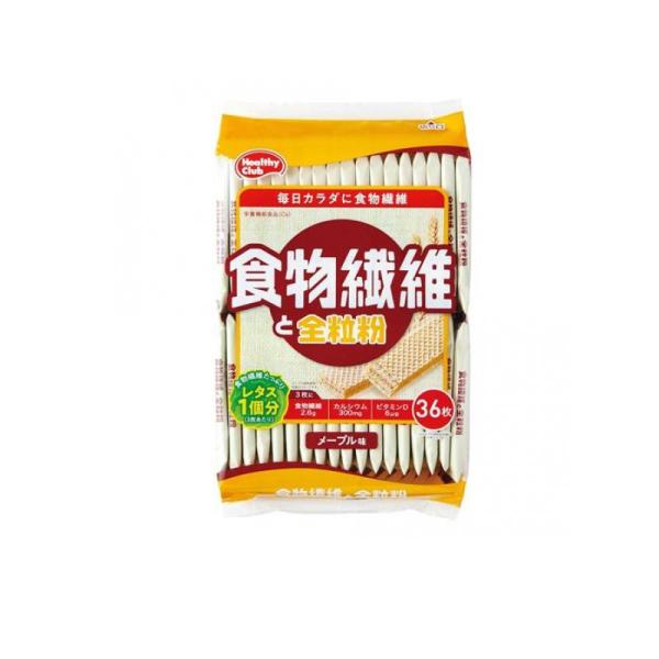 他サイト： 2980円以上で注文可能  食物繊維と全粒粉ウエハース メープル味 36枚入 (1個)の商品画像