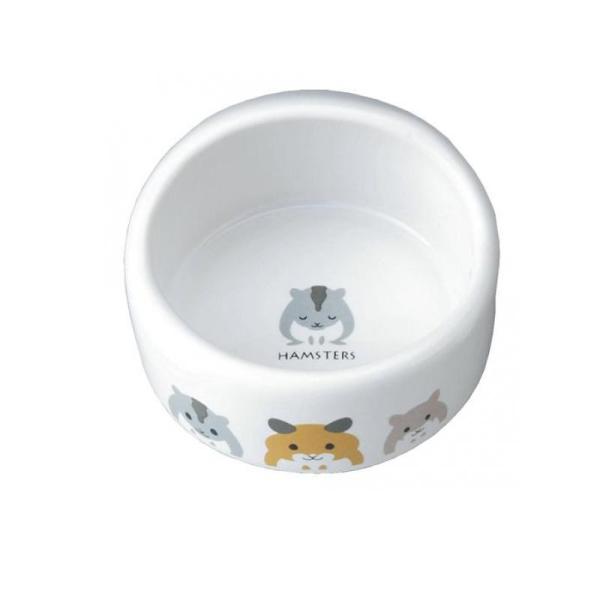 他サイト： 2980円以上で注文可能  マルカン ハムちゃんのフード付食器 ES-17 1個入 (1個)の商品画像