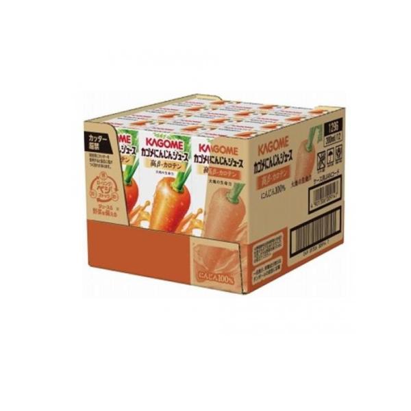 他サイト： 2980円以上で注文可能  カゴメにんじんジュース 高β-カロテン 200mL× 12本入 (1個)の商品画像
