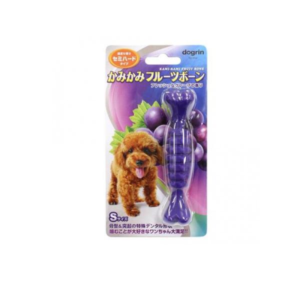 他サイト： 2980円以上で注文可能  かみかみフルーツボーン セミハードタイプ グレープ Sサイズ 1本入 (DM-403) (1個)の商品画像