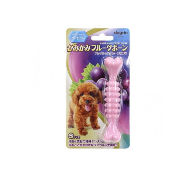 他サイト： 2980円以上で注文可能  かみかみフルーツボーン ハードタイプ グレープ Sサイズ 1本入 (DM-442) (1個)の商品画像