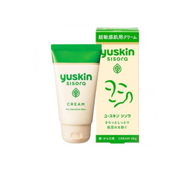 使用期限は6カ月以上先のものを送ります。●ユースキン シソラ クリーム（yuskin sisora CREAM）●うるおい成分しその葉エキス配合の、顔・からだ用保湿クリーム。●低刺激でベタつかない、白色の保湿クリームです。●外部刺激に敏感な...