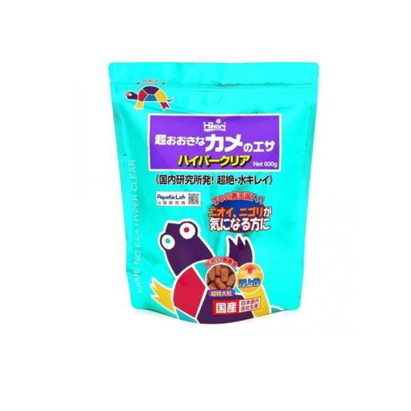 他サイト： 2980円以上で注文可能  キョーリン 超おおきなカメのエサハイパークリア 600g (1個)の商品画像