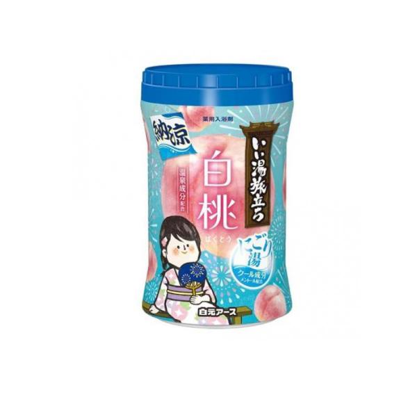 他サイト： 2980円以上で注文可能  いい湯旅立ちボトル 納涼にごり湯 白桃の香り 500g (1個)の商品画像