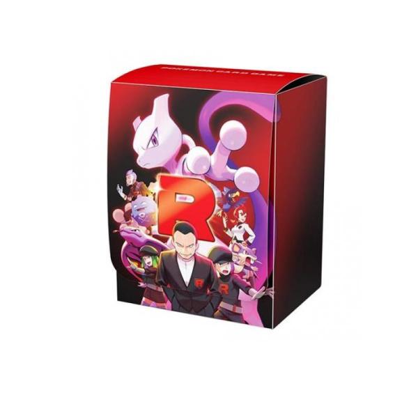 他サイト： 2980円以上で注文可能  ポケモンカードゲーム デッキケース ロケット団の栄光 90枚〜 180枚収納 (1個)の商品画像