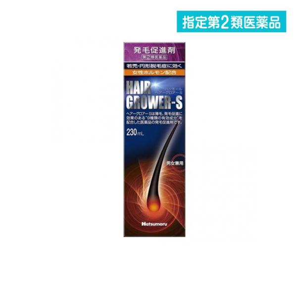 使用期限は6カ月以上先のものを送ります。ハツモール・ヘアーグロアーSはエストラジオール安息香酸エステル（女性ホルモン）を含む9種の有効成分の総合的な働きにより，若禿，生え際の薄毛，円形脱毛症，粃糠性脱毛症の他，発毛促進，脱毛の予防に効果を発...
