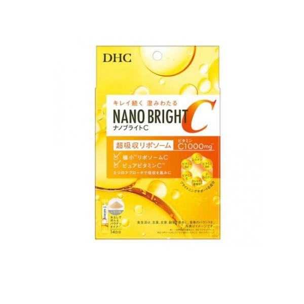 2980円以上で注文可能  DHC ナノブライトC パウダー ビタミンC粉末サプリメント 14日分 (2.8g×14本入) (1個)