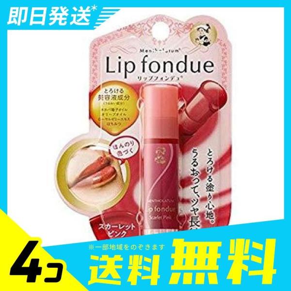 日本最級 1個で送料込 ロート製薬 メンソレータム 4 2ｇ 1点セット スカーレットピンク リップフォンデュ 101 1 260