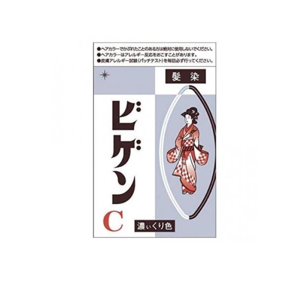 ホーユー 白髪染め 粉末タイプ ビゲンC 濃い栗色 6g (1個)