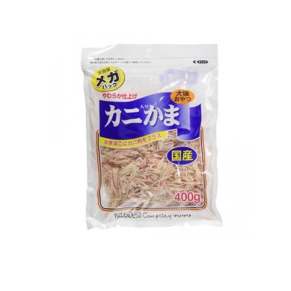 他サイト： フジサワ 犬猫用おやつ カニ入りかま 大容量メガパック 400g (1個)の商品画像