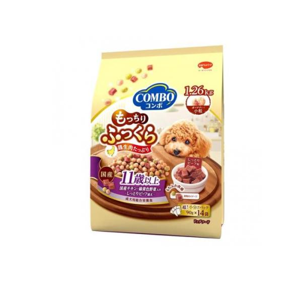COMBO コンボ ドッグ もっちりふっくら 11歳以上 90g× 14袋入 (1.26kg