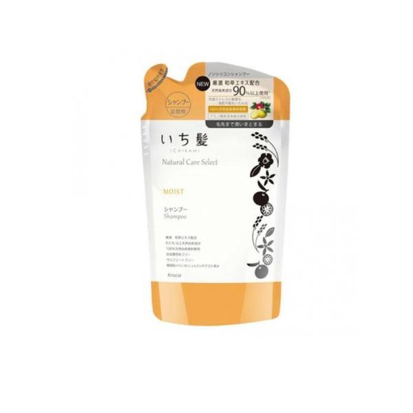 ヘアケア ノンシリコン 天然 うるおい いち髪 ナチュラルケアセレクト モイスト シャンプー 340ml 詰め替え用 1 A みんなのお薬バリュープライス 通販 Yahoo ショッピング
