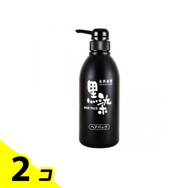 黒ばら本舗 黒染ヘアパック 500mL (ポンプタイプ) 2個セット