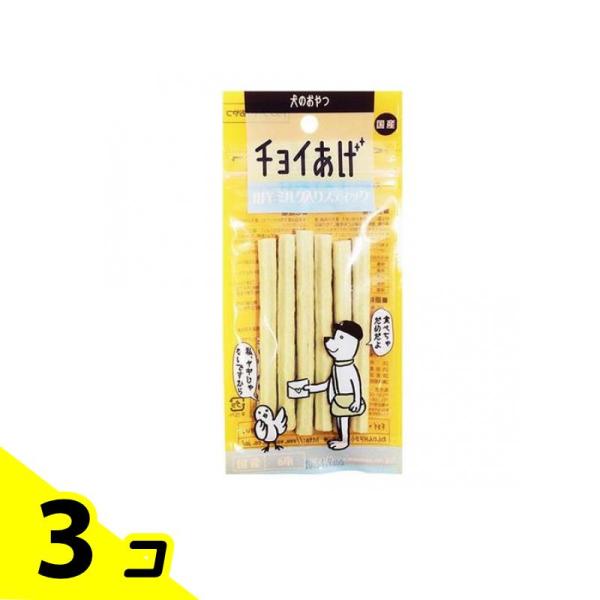 他サイト： 犬のおやつ チョイあげ 山羊ミルク入りスティック 6本入 3個セットの商品画像