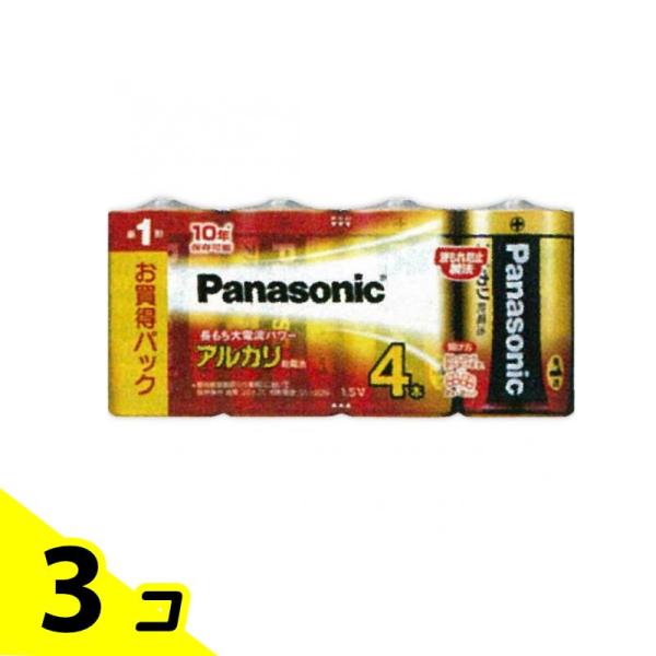 Panasonic（パナソニック） アルカリ乾電池 単1形 LR20XJ/4SW 4本 
